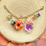 mimi&kiki工房×SOLANOIRO ハロウィン限定コラボバッグチャーム🐈‍⬛👻🧡🍭🍬