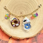 mimi&kiki工房×SOLANOIRO ハロウィン限定コラボバッグチャーム👻🦇💙🌙🍭