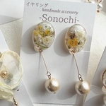 𓊆 キラキラ の 雨粒 𓊇 ピアス イヤリング 🌧🫧