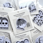 【名前入り】似顔絵ステッカー