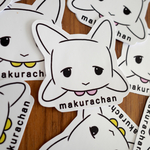 makurachan ピンク　ステッカー