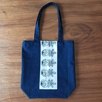 マチたっぶりのデニムトート