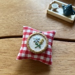 ミニ刺繍枠ピンクッション
