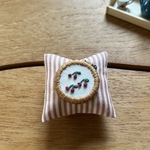ミニ刺繍枠ピンクッション