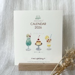 【NEW】 2026 水彩 スクエア 卓上 カレンダー「 旅する暮らし」👑先着50名様ポストカードプレゼント