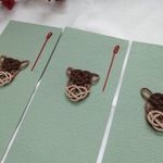 水引午のポチ袋　【緑】