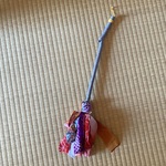 アンティーク着物使用　昔ながらのカラフルはたき