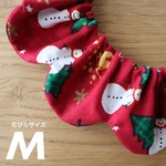 《ザビエルM》雪だるま レッド　猫の首輪