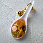 ミニチュアレンゲに昔ながらの醤油ラーメン🍜チャーム