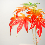 紅葉（もみじ）簪・かんざし ／ 作品名： 「祇園 Ⅲ」（ぎおん）