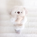 骨っこを抱っこ🦴🐶わんこのもふもふポーチ