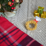 【フクロモモンガ用顔はめ】 クリスマスチキン帽子