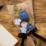 チューリップの花束 あみぐるみ 枯れないお花
