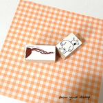 new✨セット【お馬のしっぽと逆立ちチロ】 ラバースタンプ スタンプ show you* stamp