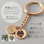 世界に１つ！うちの子、オリジナルキーリング/キーホルダー