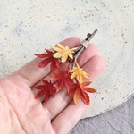 布花 もみじ紅葉ブローチ　1767