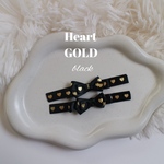 Heart GOLD  black