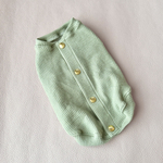 【セミオーダー】CAFE MOCCHI KNIT ピスタチオラテ　バッグオープン　背中開き