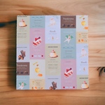 マイクロファイバークロス/メガネ拭き プリン ケーキ スイーツ 猫