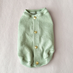 【完成品】Sサイズ　CAFE MOCCHI KNIT ピスタチオラテ　バッグオープン　背中開き
