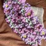 コスモスフラワーブーケブランケット