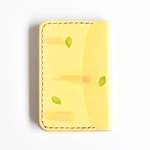 【オーダー品】革の手染めカードケース 「レモン  No.61（薄い名刺入れ）」