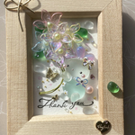 本日販売品♡Thank you作品♡愛をこめた花束で...空の旅♡うさぎさん