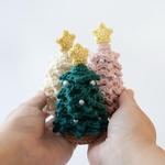 飾って遊べる♪　クリスマスツリーのあみぐるみ　クリスマス　フォトブース　撮影小物　【受注制作】