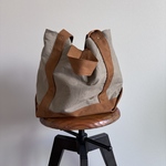 totebag medium2 ぐれーべーじゅ×つち
