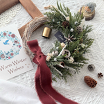 Noëlの森リース　クリスマスリース　冬リース　アーティフィシャル　造花リース
