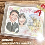 kao-www-oka様 似顔絵時計 追加費用