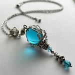 『メローの涙石 』魔法鉱石 ファンタジー ネックレス サージカルステンレス