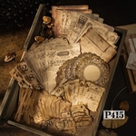 送料無料【P415コラージュ素材】海外紙モノ　アソート　ジャンクジャーナル　ヴィンテージ  レトロ　おすそ分け　