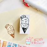 はんこ  アイスねこ