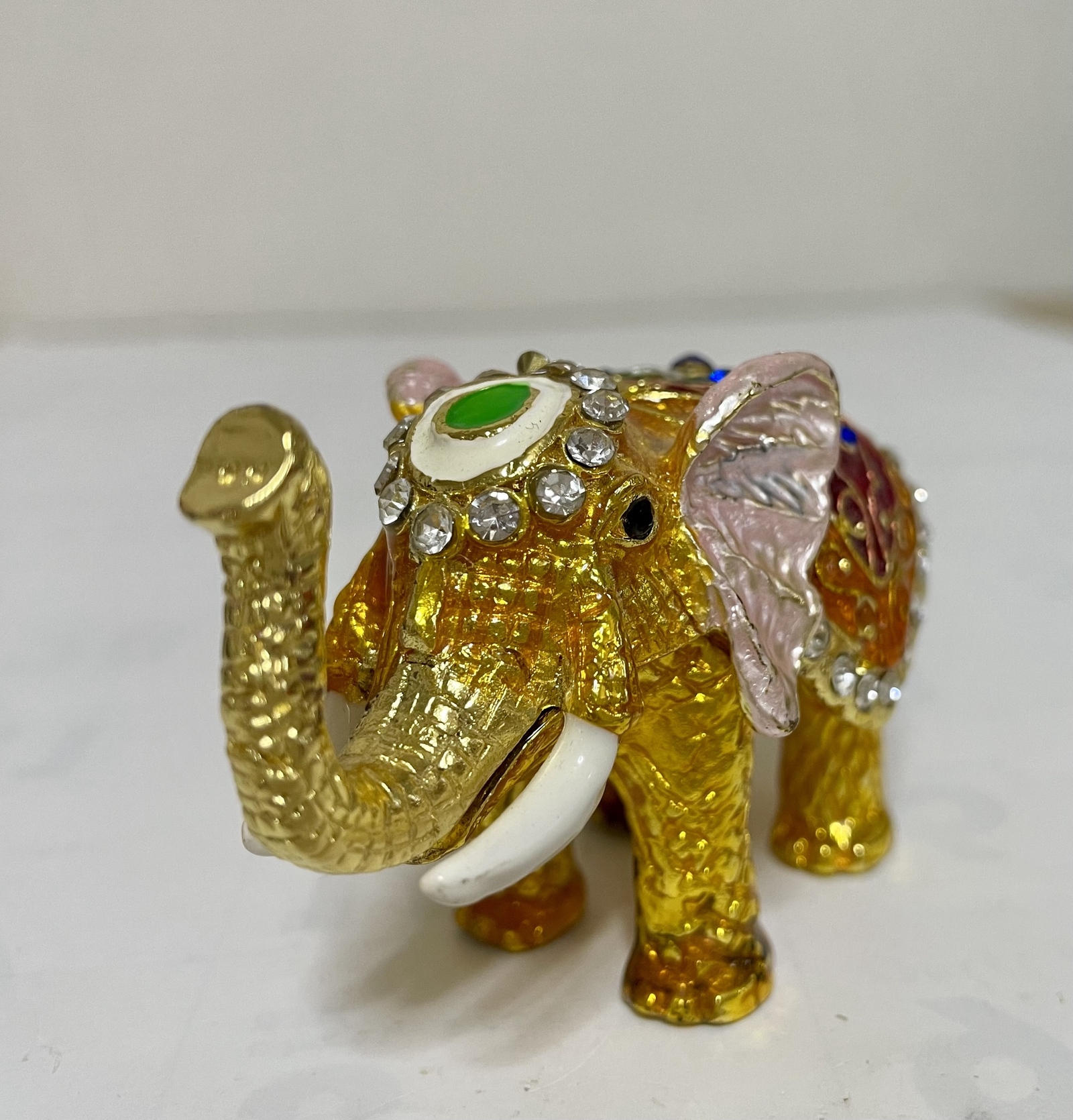 象 エレファント 小物入れ 置物インテリア お守 幸運 ラッキー お守 魔除 動物 風水晶 雑貨グッズ