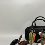 イタリアンレザーmini miniがま口◆ブラウン