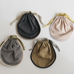 巾着袋／丸巾着／コップ袋／歯ブラシ／小物入れにも◎ シンプルでおしゃれなデザイン＊リニューアル・巾着Sサイズ