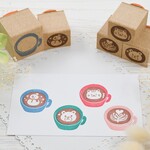 カプチーノのスタンプセット ラテアート はんこ