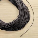 革紐 1mm 150cm ダークブラウン 革ひも 丸紐 丸ひも レザー ハギレ