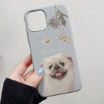 うちの子ドライフラワー スマホケース│iPhone アンドロイド