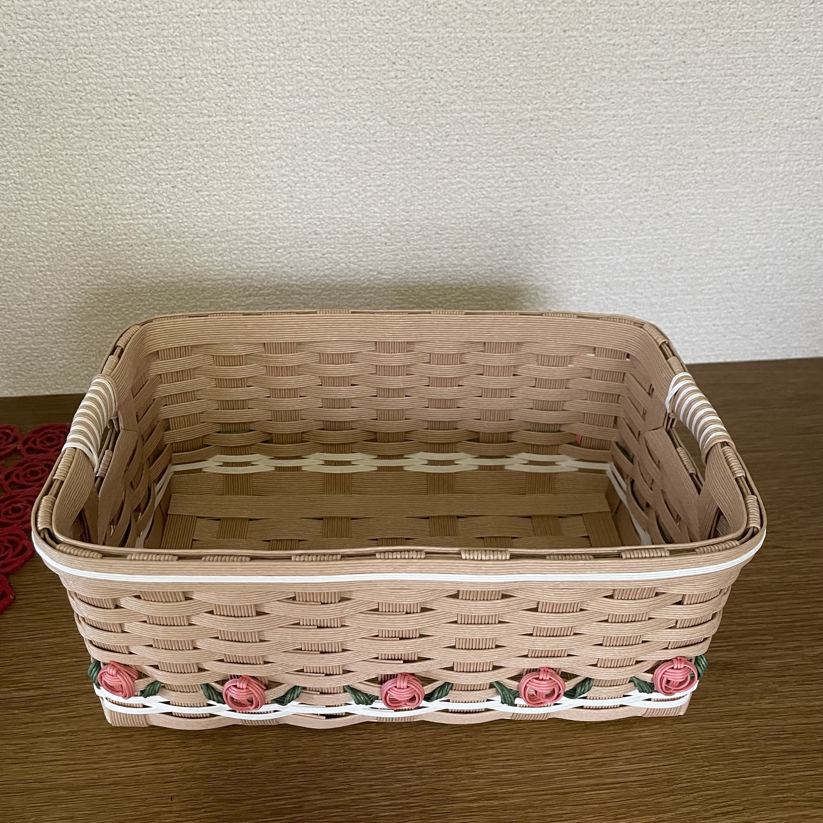 送料込み】(受注製作)小物入れ かご クラフトバンド - WATO0117'S
