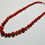 19660814様オーダー品　レッドカラーネックレス