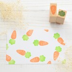 にんじんのミニはんこ