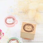 【単品販売】猫ちゃん-カプチーノのスタンプ