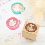 【単品販売】ハート-カプチーノのスタンプ