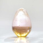 ガラスの雫の小さなオブジェ 「街灯り」 ＊ １