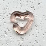  HEART earcuff ( BABY PINK )片耳用