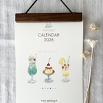 【NEW】 2026 水彩 壁掛け カレンダー「 旅する暮らし」