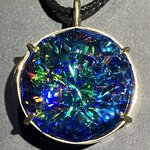 【導きの聖石 アルクトゥルス】ギャラクシーブルー（10角）ペンダントLサイズ　20251026T