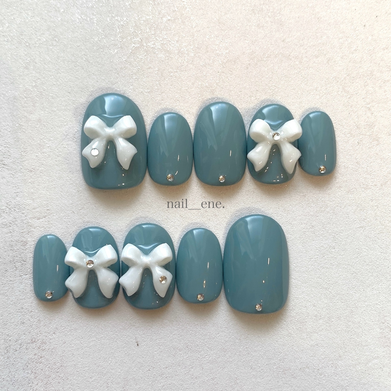 07)) マグネットネイル ネイルチップ クリアフレンチ ハートネイル